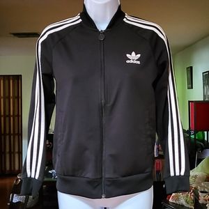 adidas Track Top Superstar - Black/White Kids